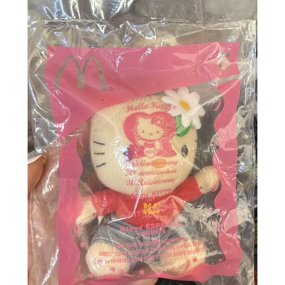 HELLO KITTY x‎ McDonalds Happy Meal Toys 30th Anniversary #6 Sealed 2004